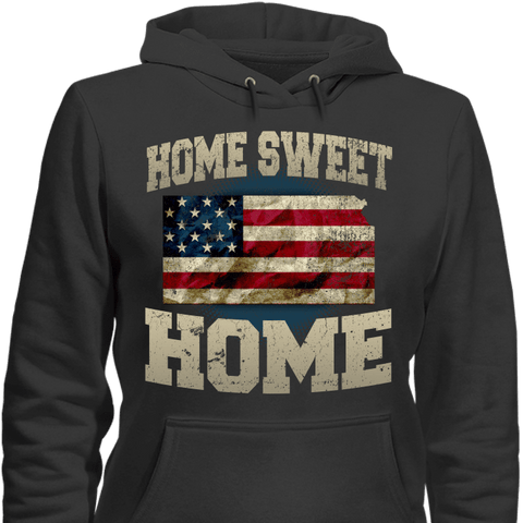 Image of Home Sweet Home Kansas Limited Edition Print T-Shirt & Apparel - Love Family & Home