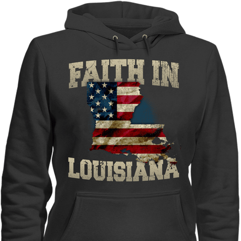 Image of Faith In Louisiana Limited Edition Print T-Shirt & Apparel - Love Family & Home