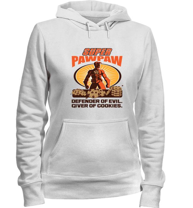 Personalized Super Pawpaw Apparel Hoodie White