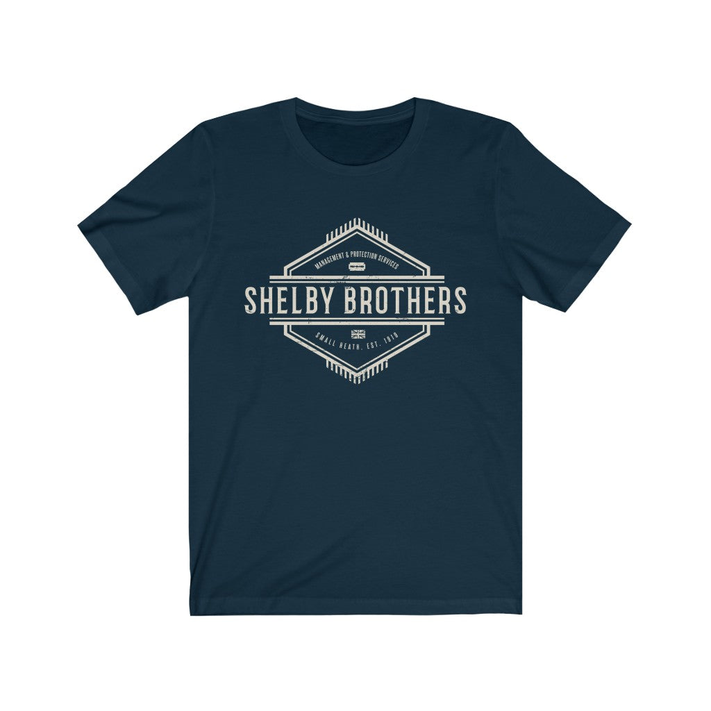 Shelby Brothers Management Unisex Jersey Short Sleeve Tee Navy