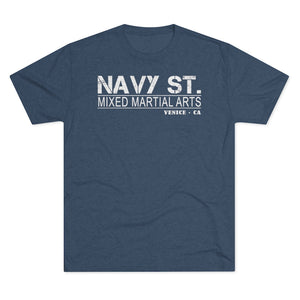 Navy St. T-Shirt Vintage Design Next Level 6010 Men's Tri-Blend Crew Tee
