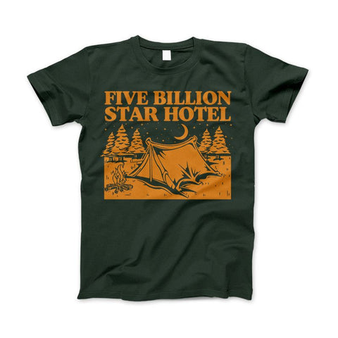 Image of 5 Billion Star Hotel Shirt For Camping Hiking And Outdoor Enthusiast - Love Family & Home