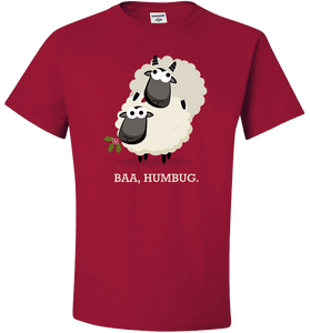 Baa Humbug Christmas T-Shirt & Sweatshirt - Love Family & Home