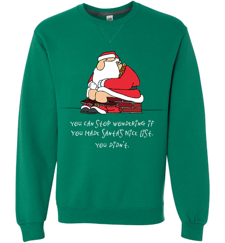 Bad Santa Nice List T-Shirt & Apparel - Love Family & Home