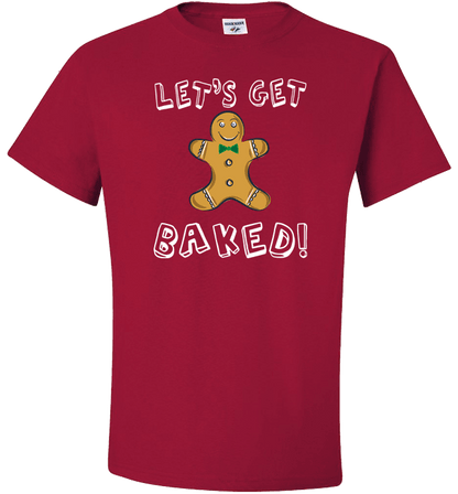 Let's Get Baked Standard Fit T Red