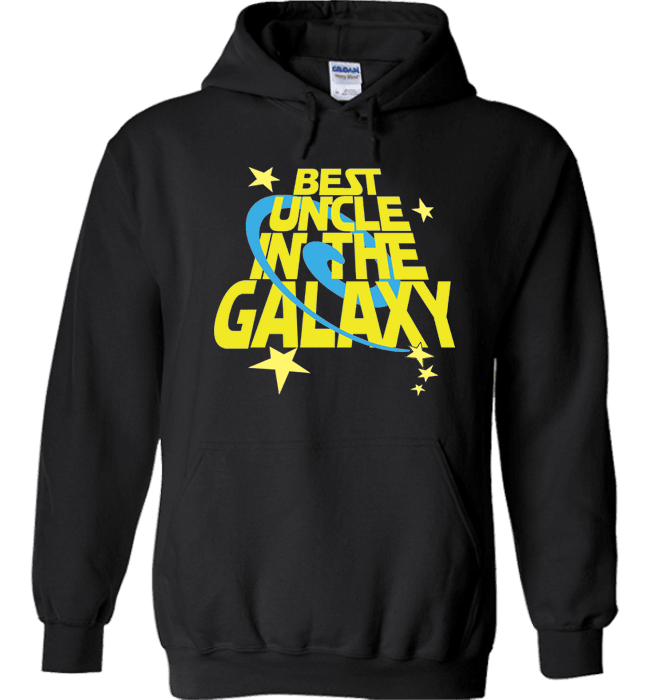 Best Uncle In The Galaxy T-shirt & Apparel Hoodie Black