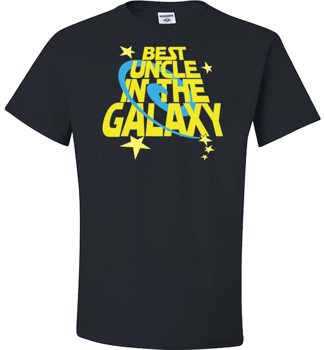 Best Uncle In The Galaxy T-shirt & Apparel Standard Fit T Black