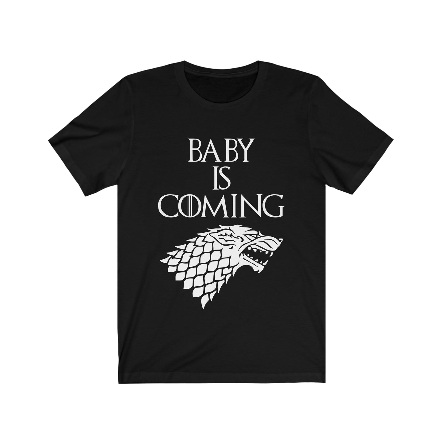 Baby Is Coming T-Shirt Baby Announcement Shirt Standard T Black