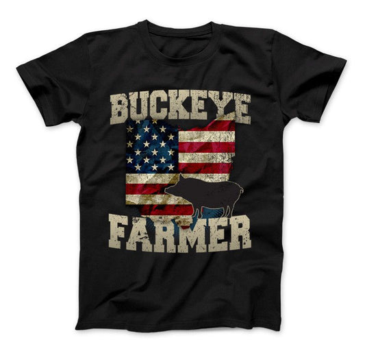Buckeye Hog FarmerT-Shirt & Apparel Standard T Black