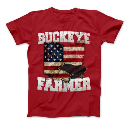 Buckeye Hog FarmerT-Shirt & Apparel Standard T Red