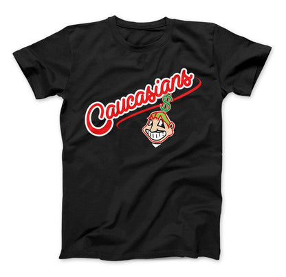 Cleveland Indians Funny Parody T-Shirt & Apparel Standard T Black