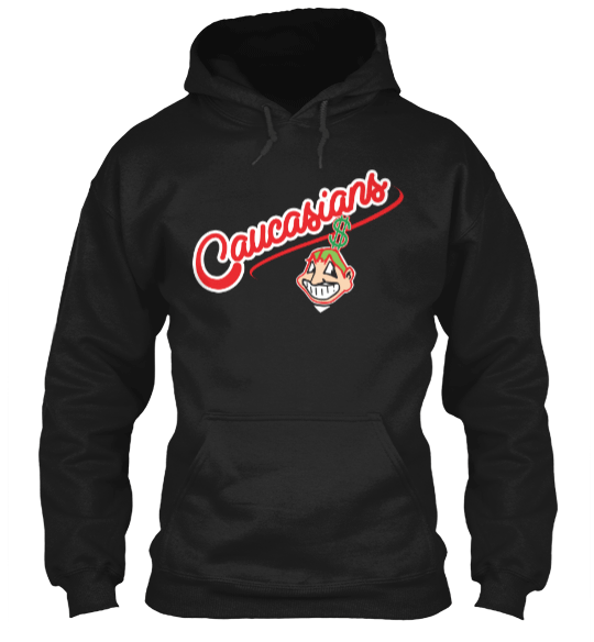 Cleveland Indians Funny Parody T-Shirt & Apparel Hoodie Black