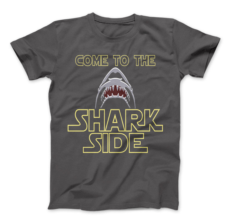 Shark Shirt Come To The Shark Side T-Shirt For Shark Lovers Charcoal Standard T