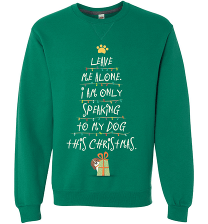 Dog Christmas Long Sleeve Crewneck Clover