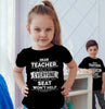 Dear Teacher I Talk To Everyone So Moving My Seat Won't Help Funny T-Shirt For Kids - Love Family & Home