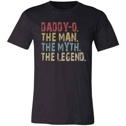 DADDY-O The Man The Myth The Legend T-Shirt Black