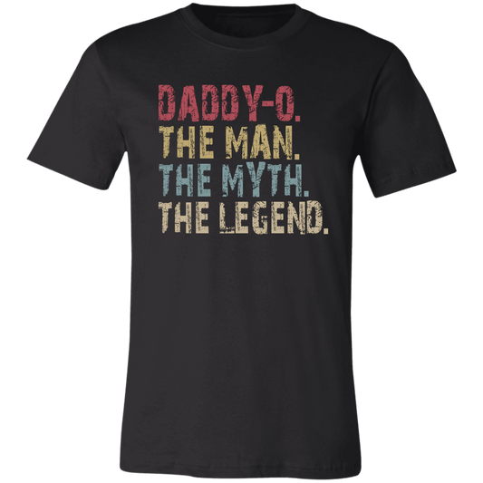 DADDY-O The Man The Myth The Legend T-Shirt Black