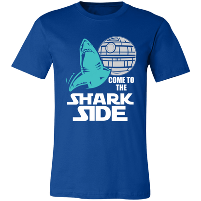 #Shark Side T-Shirt - Come To The Shark Side True Royal