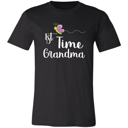 1st Time Grandma T-Shirt Black