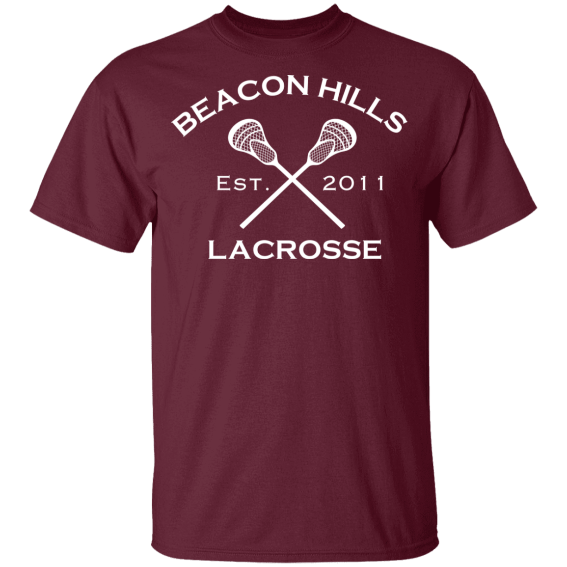 Stiles Stilinski 24 Teen Wolf Beacon Hills Lacrosse Youth T-Shirt Maroon