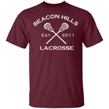 Stiles Stilinski 24 Teen Wolf Beacon Hills Lacrosse Youth T-Shirt Maroon