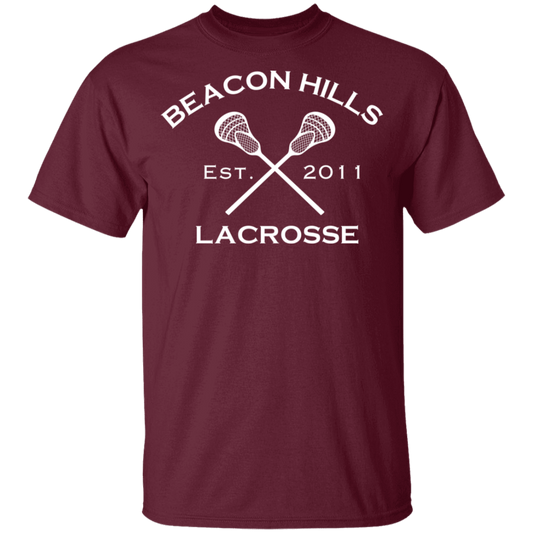 Stiles Stilinski 24 Teen Wolf Beacon Hills Lacrosse Youth T-Shirt Maroon