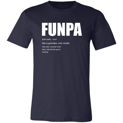 Image of FUNPA Like A Grandpa Only Cooler Grandpa T-shirt - Love Family & Home