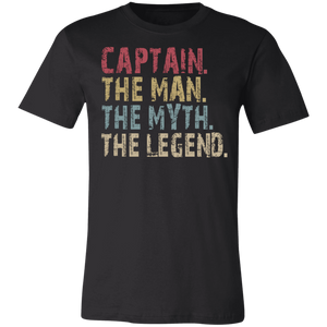 Captain The Man The Myth The Legend T-Shirt - Love Family & Home