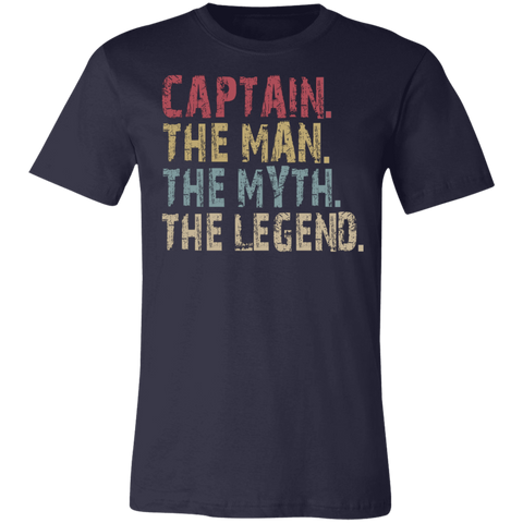 Image of Captain The Man The Myth The Legend T-Shirt - Love Family & Home