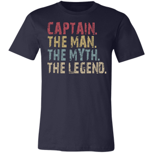 Captain The Man The Myth The Legend T-Shirt - Love Family & Home