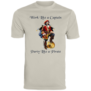 Work like a captain party like a pirate t-shirt - Love Family & Home