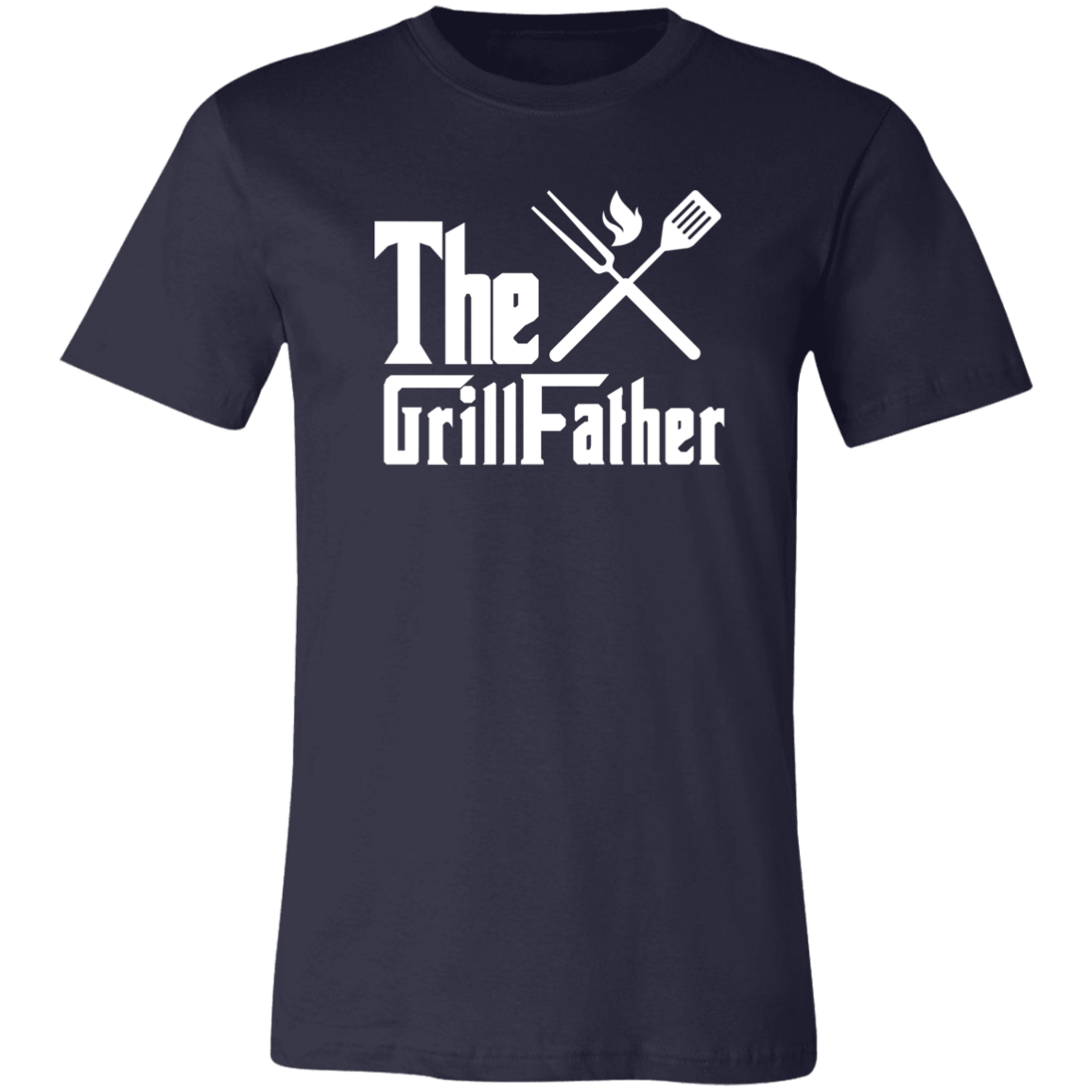 The GrillFather Dads BBQ T-Shirt Grill Father Navy