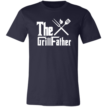 The GrillFather Dads BBQ T-Shirt Grill Father Navy