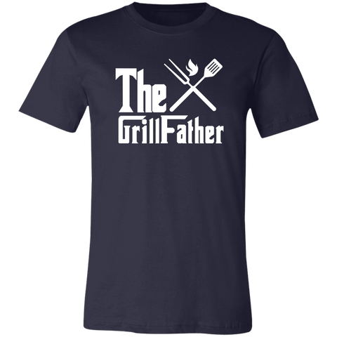 Image of The GrillFather Dads BBQ T-Shirt Grill Father - Love Family & Home