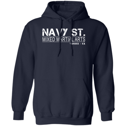 Navy St. Hoodie Vintage Design, Navy Street Hooded Sweatshirt Navy