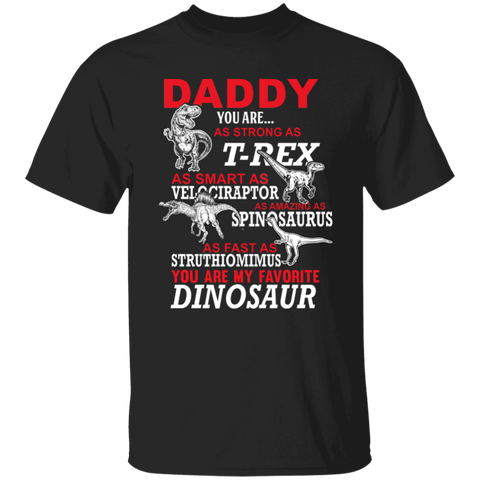 Image of Daddy You Are My Favorite Dinosaur Youth T-Shirt - Love Family & Home