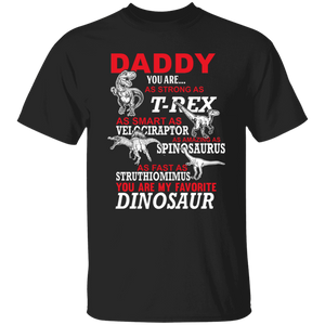 Daddy You Are My Favorite Dinosaur Youth T-Shirt - Love Family & Home