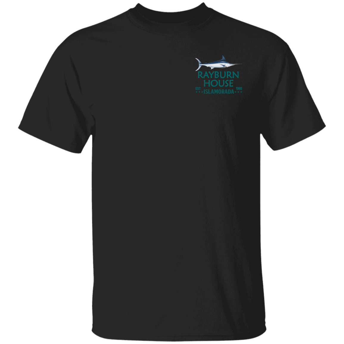 Rayburn House EST 1968 T-Shirt - Gildan Black