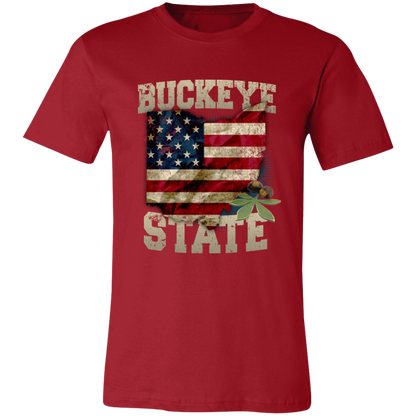 Buckeye State T-Shirt Canvas Red