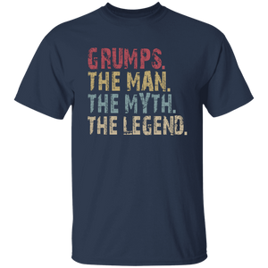 GRUMPS The Man The Myth The Legend T-Shirt - Love Family & Home