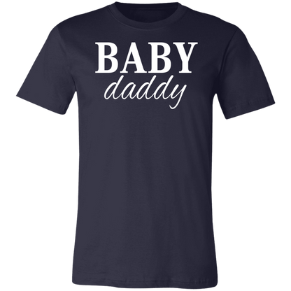 Baby Daddy T-Shirt, Gift For Dad - 3001 Navy