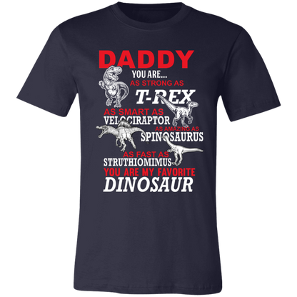 Daddy You Are My Favorite Dinosaur T-Shirt Navy
