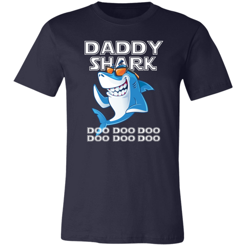 Image of Daddy Shark Shirt Doo Doo Doo Doo Doo Doo! Shark T-shirt - Love Family & Home