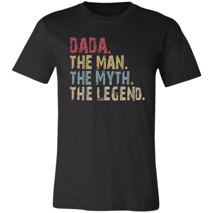 DADA The Man The Myth The Legend T-Shirt Black