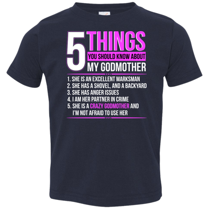 5 Things You Should Know About My Crazy Godmother T-Shirt Navy