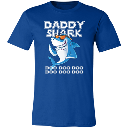 Daddy Shark Shirt Doo Doo Doo Doo Doo Doo! Shark T-shirt True Royal