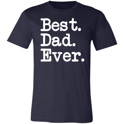 Best Dad Ever T-Shirt Navy