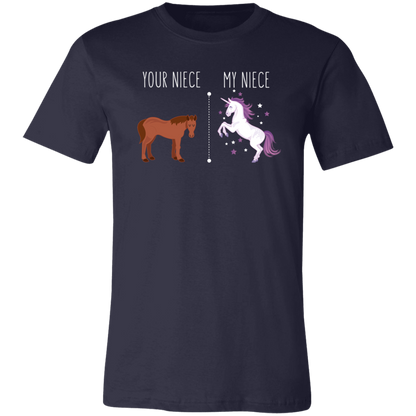Your Niece My Niece T-Shirt Adult Shirt Navy