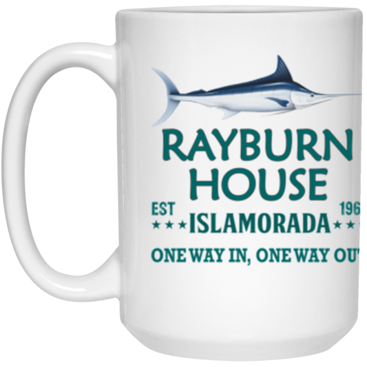 Rayburn House EST 1968 Islamorada 15 oz. White Mug White One Size
