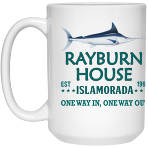 Rayburn House EST 1968 Islamorada 15 oz. White Mug